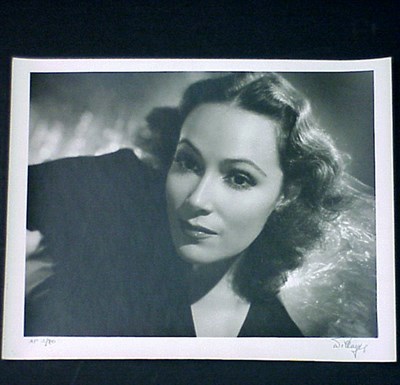 Lot 97 - DEL RIO, DOLORES Photograph by Laszlo...