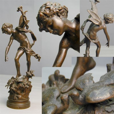 Lot 474 - Bronze Sculpture Lutin des Bois After L. Madrassi
