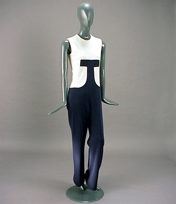 Lot 168 - Pierre Cardin Knit Jumpsuit French, circa 1970...