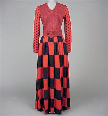 Lot 172 - Rudi Gernreich Checked Dress American, 1960s...