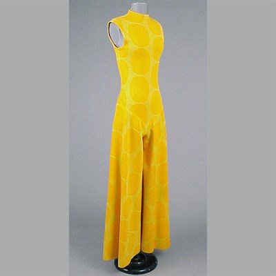 Lot 173 - Rudi Gernreich Orange Dot Jumpsuit American,...