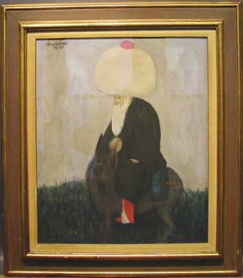 Lot 44 - Arbas 20th Century TURKISH GENTLEMAN ASTRIDE A...