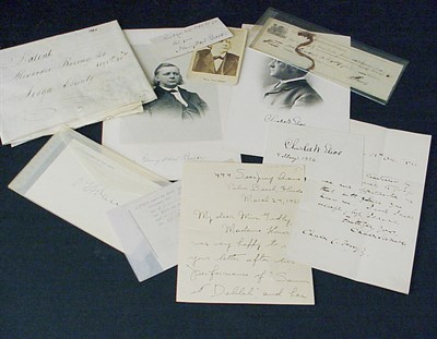 Lot 1 - AMERICAN AUTOGRAPHS Adams, Charles Francis....
