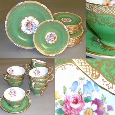 Lot 271 - Staffordshire Porcelain Floral Decorated...