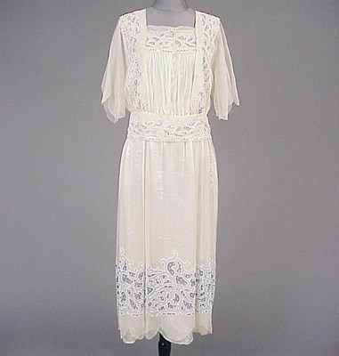 Lot 79 - Liberty White Net Afternoon Dress French,...