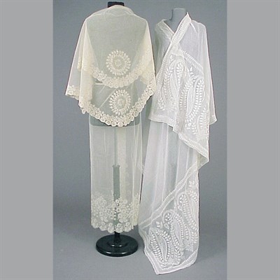 Lot 262 - Three Embroidered Accessories American, circa...