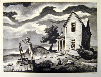 Lot 167 - Thomas Hart Benton THE FARMER'S DAUGHTER (F....