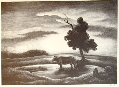 Lot 156 - Thomas Hart Benton SUNSET (F. 43) Lithograph,...