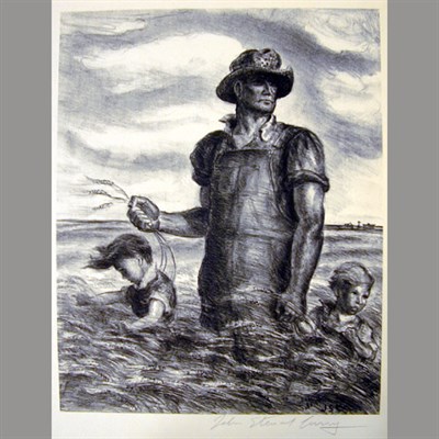 Lot 195 - John Steuart Curry OUR GOOD EARTH (C. 36)...
