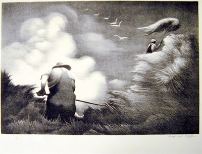 Lot 307 - Bernard Steffen HAYING Lithograph, signed in...