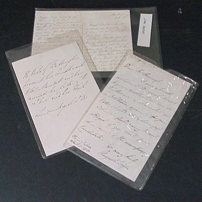 Lot 3 - BRITISH AUTOGRAPHS Byron, Lady. Autograph...