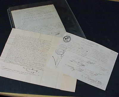 Lot 7 - FRENCH AUTOGRAPHS Grouchy, Emmanuel. Letter...