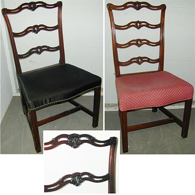 Lot 293 - Group of Three Georgian Style Mahogany Side...