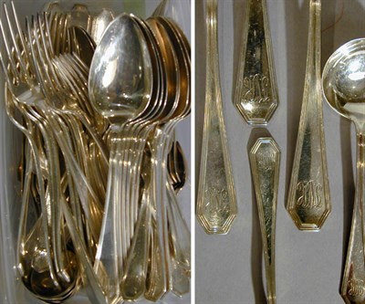 Lot 322 - J.E Caldwell Sterling Silver Flatware Service...
