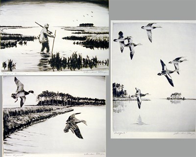 Lot 202 - Churchill Ettinger SCISSORBILLS; ACROSS THE...