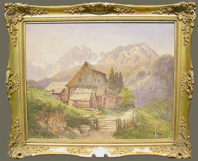 Lot 62 - Konrad Petrides Austrian, 1864-1943 MOUNTAIN...