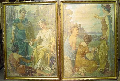 Lot 14 - Continental School 20th Century ALLEGORICAL...
