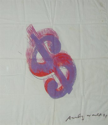 Lot 322 - Andy Warhol $ (SEE F. 111A.16) Color...