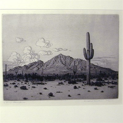 Lot 184 - George Elbert Burr CAMELBACK MOUNTAIN, PHOENIX,...