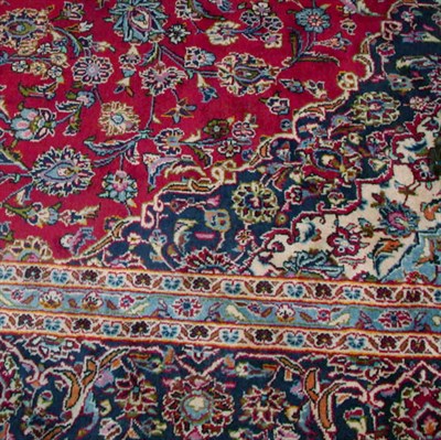 Lot 640 - Kashan Carpet Central Iran, contemporary The...