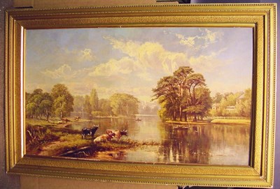 Lot 36 - Strafford Newmarch British, 19th century COWS...