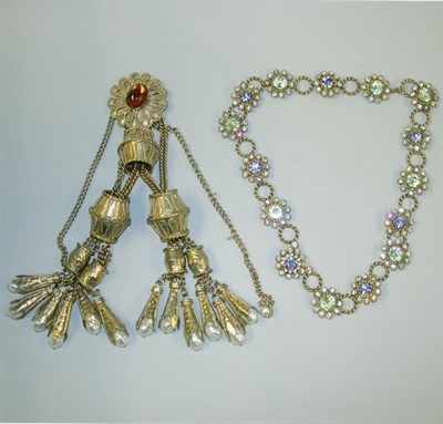 Lot 353 - Two Grand Necklaces Probably French The first...
