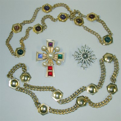 Lot 421 - Group of Yves Saint Laurent Jewelry Comprising...