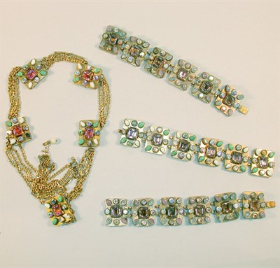 Lot 327 - Group of Chanel Byzantine Inspired Jewelry...