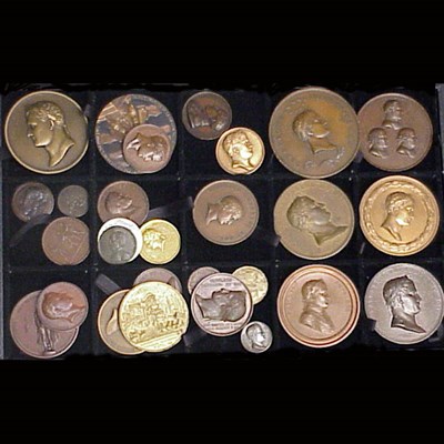 Lot 62 - COMMEMORATIVE MEDALS: NAPOLEON Group of 28...