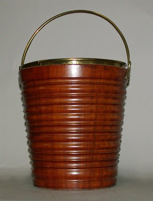 Lot 337 - Dutch Mahogany Bucket 19th Century Of turned...