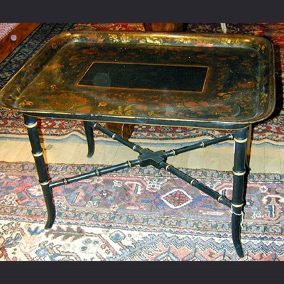 Lot 426 - Victorian Painted Tray Table