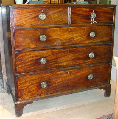 Lot 462 - George III Mahogany Chest of Drawers Late...