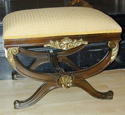 Lot 137 - Louis XV Style Upholstered Stool