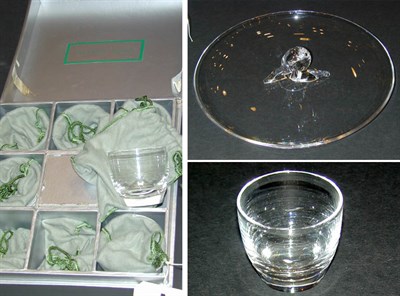 Lot 191 - Steuben Glass Bowl Together with a Set of Six...