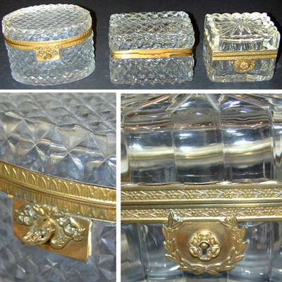 Lot 197 - Group of Three Empire Style Gilt-Metal Mounted...