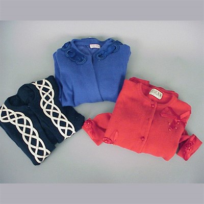 Lot 303 - Three Decorated Cashmere Sweaters 1960s The...