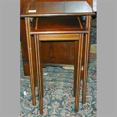 Lot 228 - Two Regency Style Mahogany Side Tables
