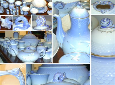 Lot 239 - Assembled Danish Porcelain Dinner Service...
