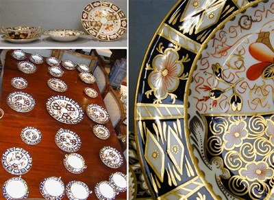 Lot 253 - Assembled Derby Porcelain Dinner Service...