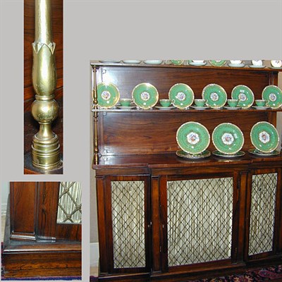 Lot 272 - Regency Style Rosewood Server
