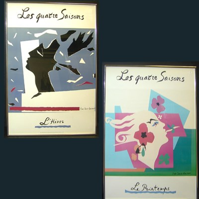 Lot 13 - Two Yves Saint Laurent Decorative Posters...