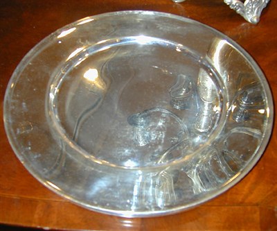Lot 342 - Group of Six Silver Plated Plates