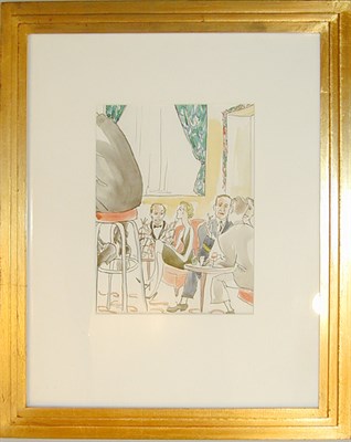 Lot 20 - Christian Lacroix French, b.1951 CAFE SCENE...