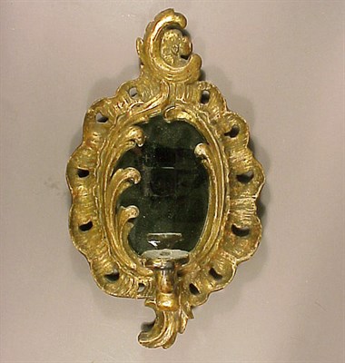 Lot 61 - Pair of Italian Rococo Style Gilt-Wood...