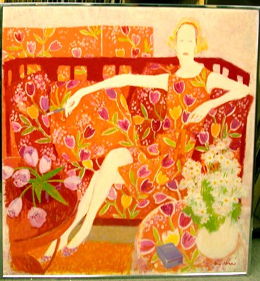 Lot 6 - Ben Morris PORTRAIT OF CARRIE DONOVAN Signed...