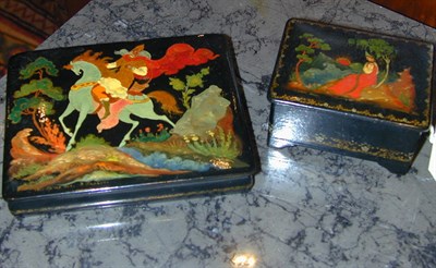 Lot 380 - Two Lacquered Boxes