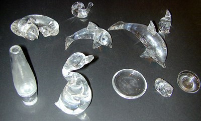 Lot 379A - Group of Steuben Glass Articles Approximately...