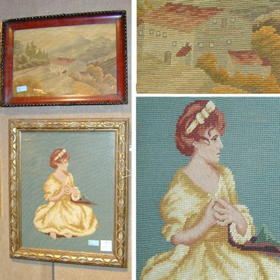 Lot 385 - Two Framed Needleworks