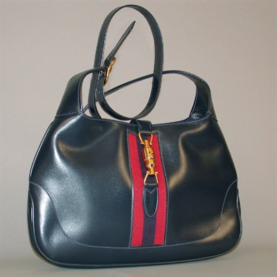 Lot 504 - Gucci Navy Trim Style Bag Italian, circa 1970...