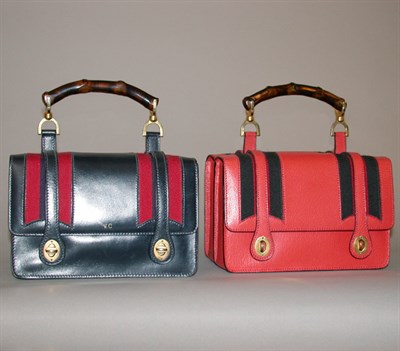 Lot 500 - Two Gucci Double Box Bags Italian, 1960s Each...